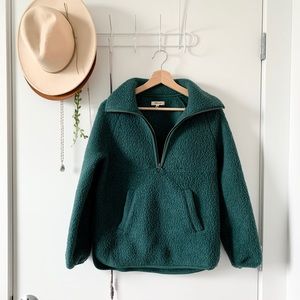 Madewell Polartec Half-Zip Fleece Jacket